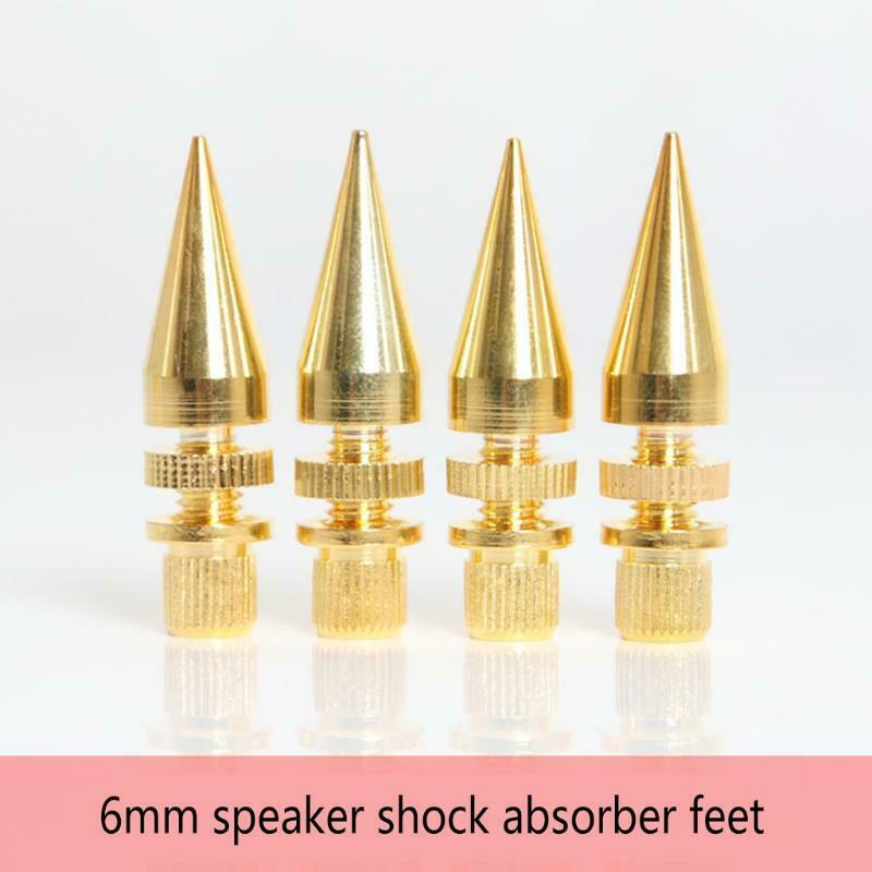 Speakers Stand Base Feet Pad Cone Floor Foot Nail Pure Copper Shockproof Mat