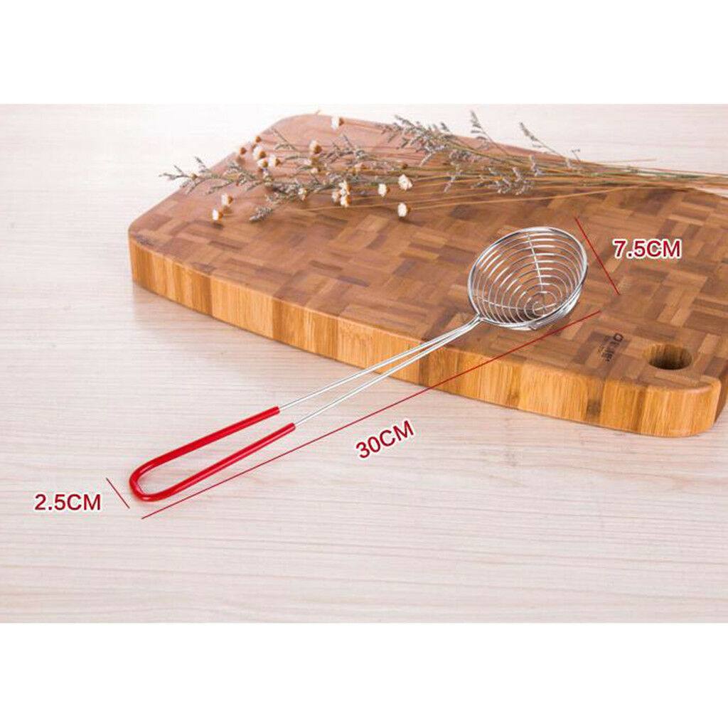 Spider Strainer Skimmer Stainless Steel Wire Skimmer Spoon for Kitchen Food
