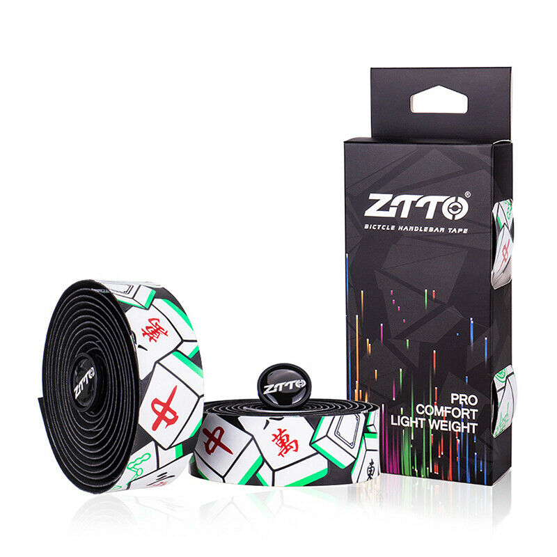 Road Bike Bar Tape Chinese style Mahjong Handlebar PU Tape Durable Shock-Proof
