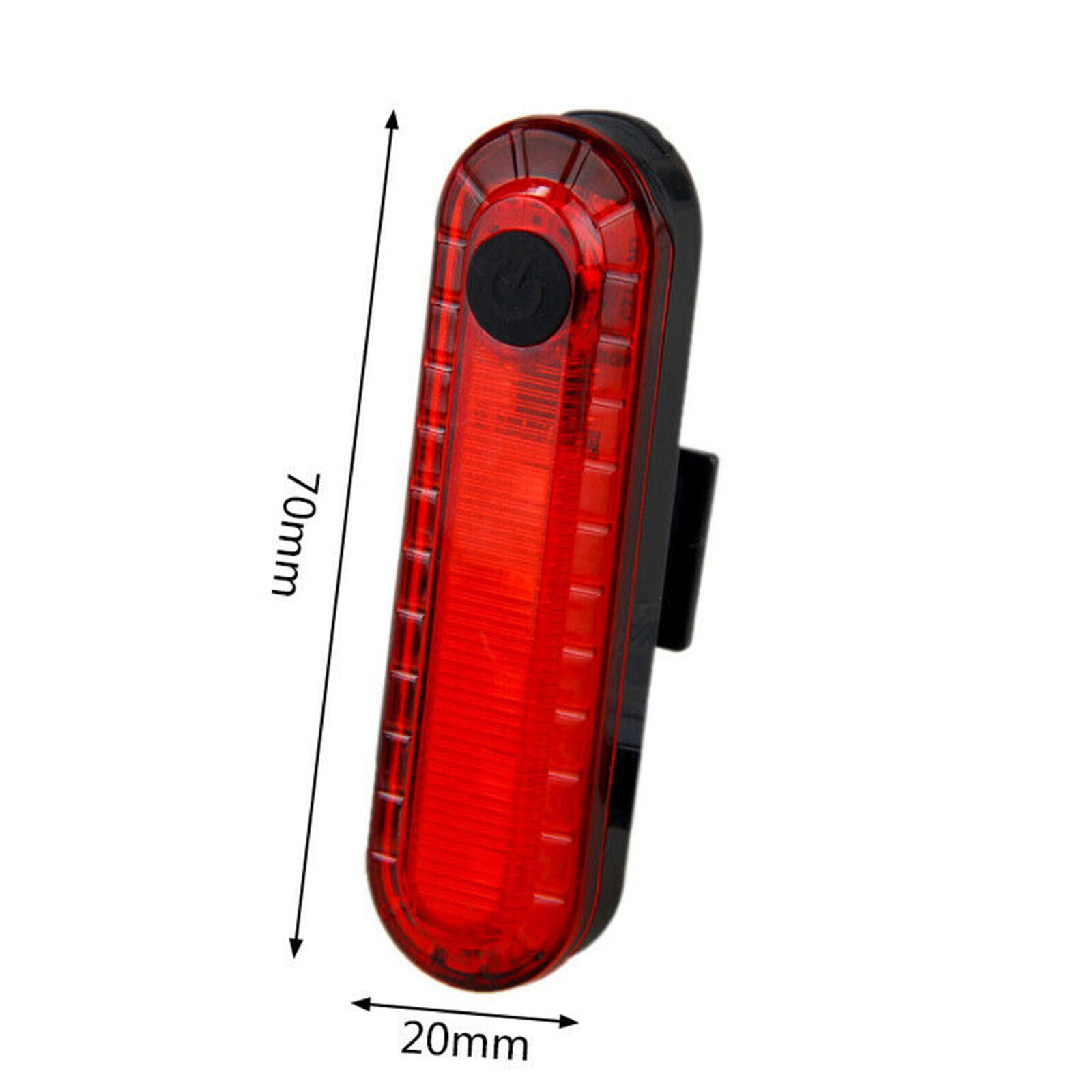 2PCS Bicycle Rear Light 2835 LED Bike Tail Lamp Cycling 4 Modes USB Rechargeable