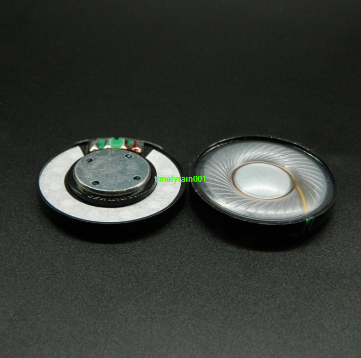2pcs 0.25W 32Ω 40mm headphone speaker Headset Head-mounted subwoofer unit