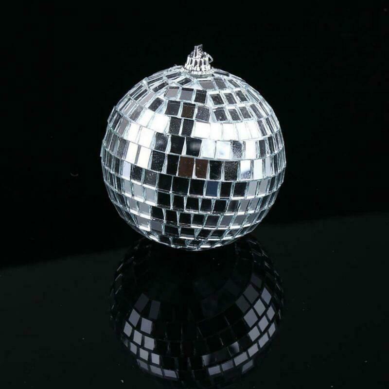 6Pcs Disco Ball Mirror Glass DJ Dance Home Party Bands Club Stage Lightnin Hot