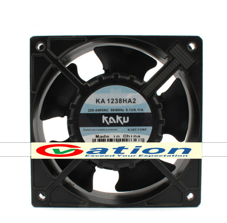 For Kaku KA1238HA2 220V 12cm 12038 120*120*38 mm 50/60hz 0.13A/0.11A all-metal