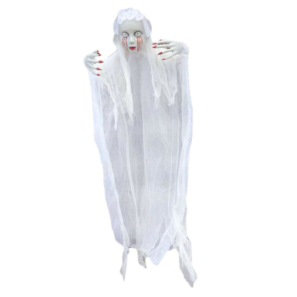 Hanging Ghost Horror Voice Hanger Grim Ghost Outdoor Party Bar Decor Props