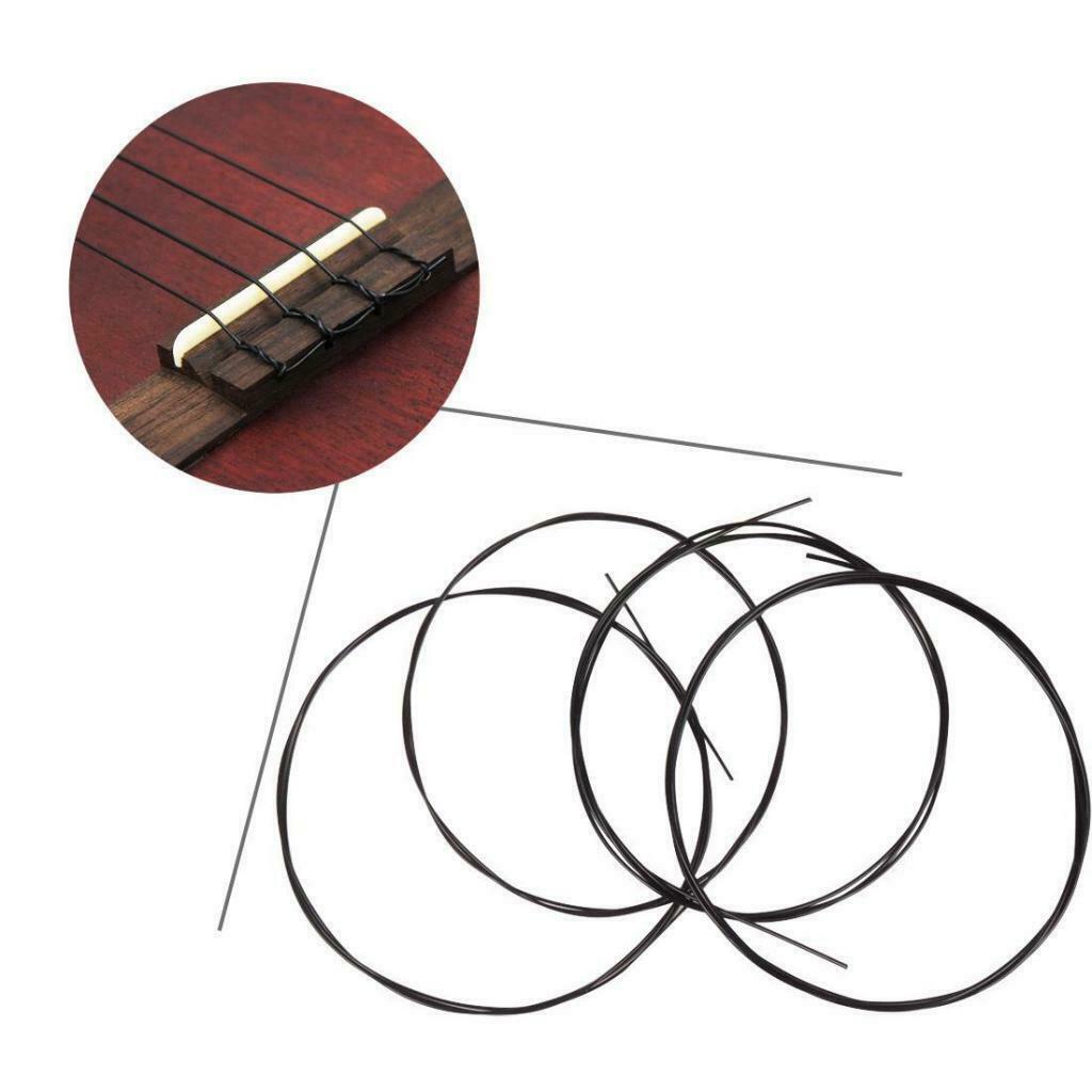 4Pcs Concert Ukulele Uke Strings DIY Replacements Instrument Parts Accessory