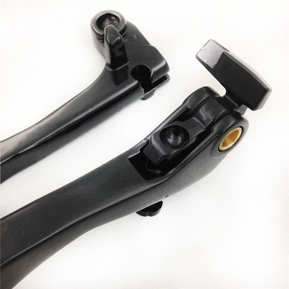 For Yamaha 2004-2012 YZFR1 R1 2005-2012 YZFR6 R6 Black Brake Clutch Flame Lever