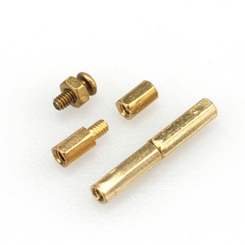 320PCS Hexagon Copper Column Copper Nail I Column Hollow Column Bolt M2 Nuts Box