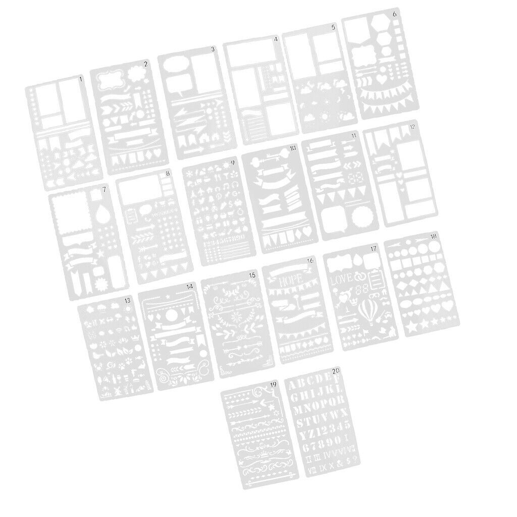 20x drawing stencils stencil painting plastic stencils painting stencils
