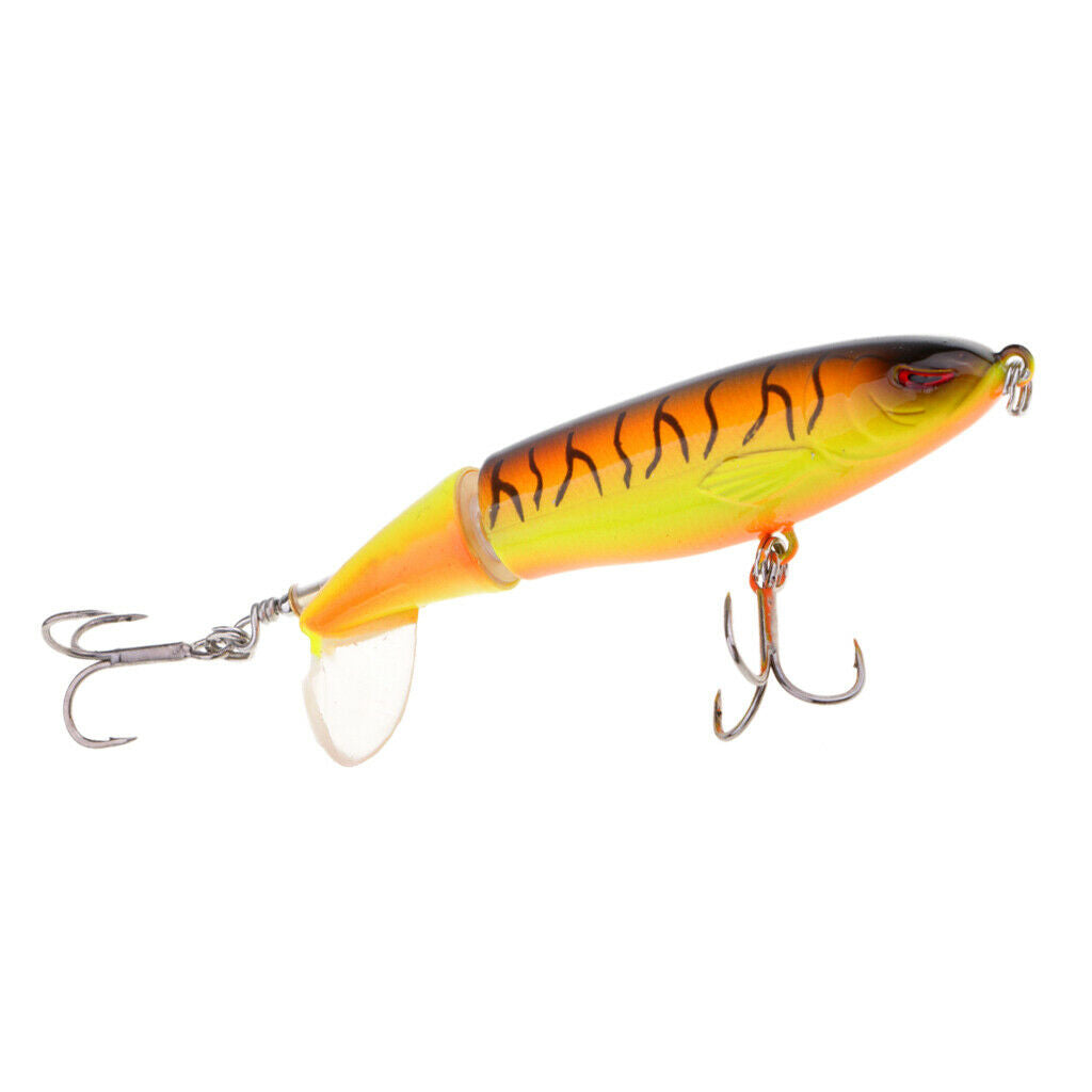 Fishing Lures, 2Pcs Lifelike Topwater Fishing Lure Crankbaits with Plastic