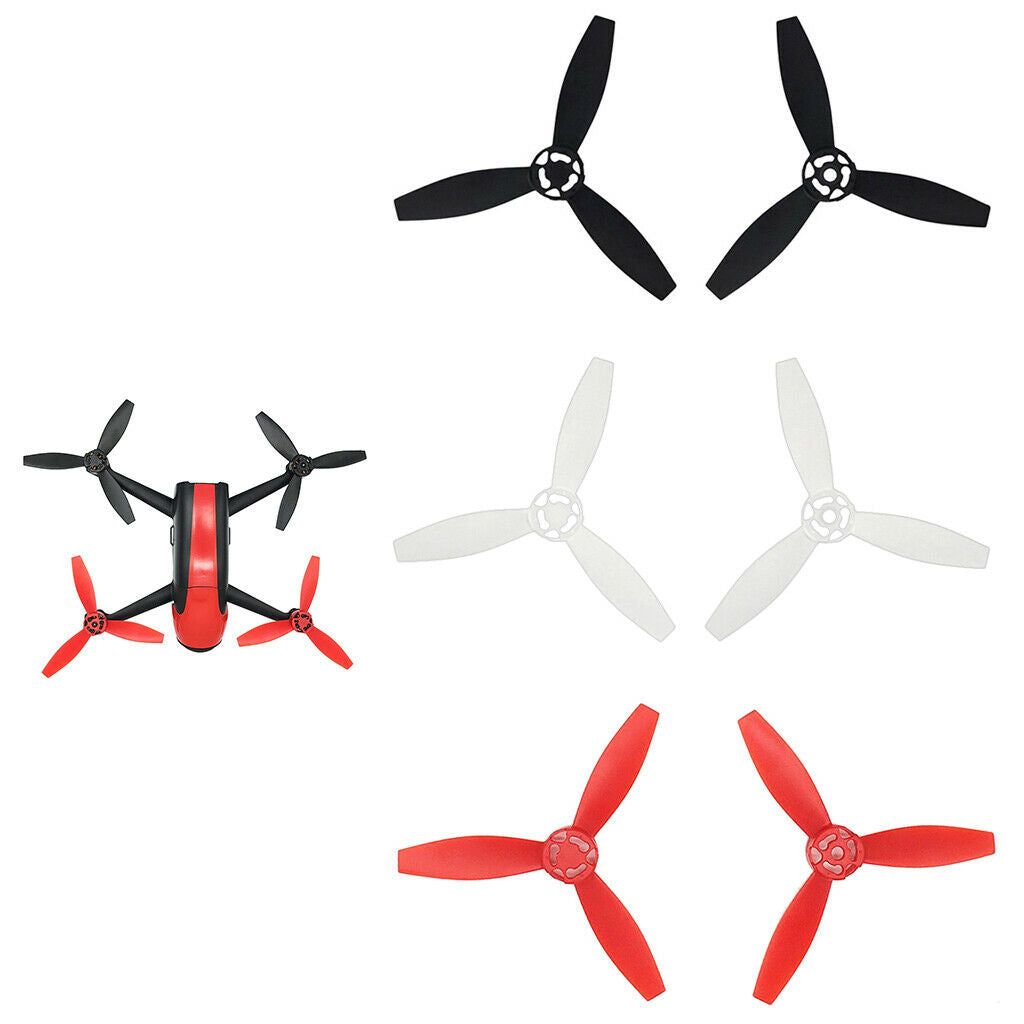 Rotor Propellers Props for Parrot Bebop 2 Drone Carbon Fiber Black