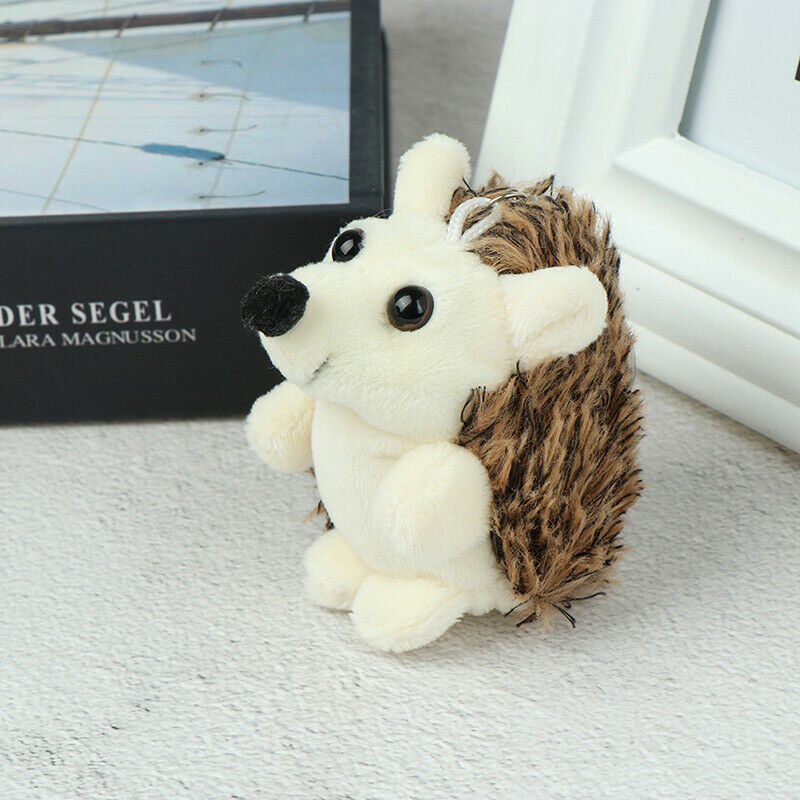 1PCS Cute Plush Hedgehog 7CM  Small Pendant  Mini Soft Stuffed Animal  gi.l8