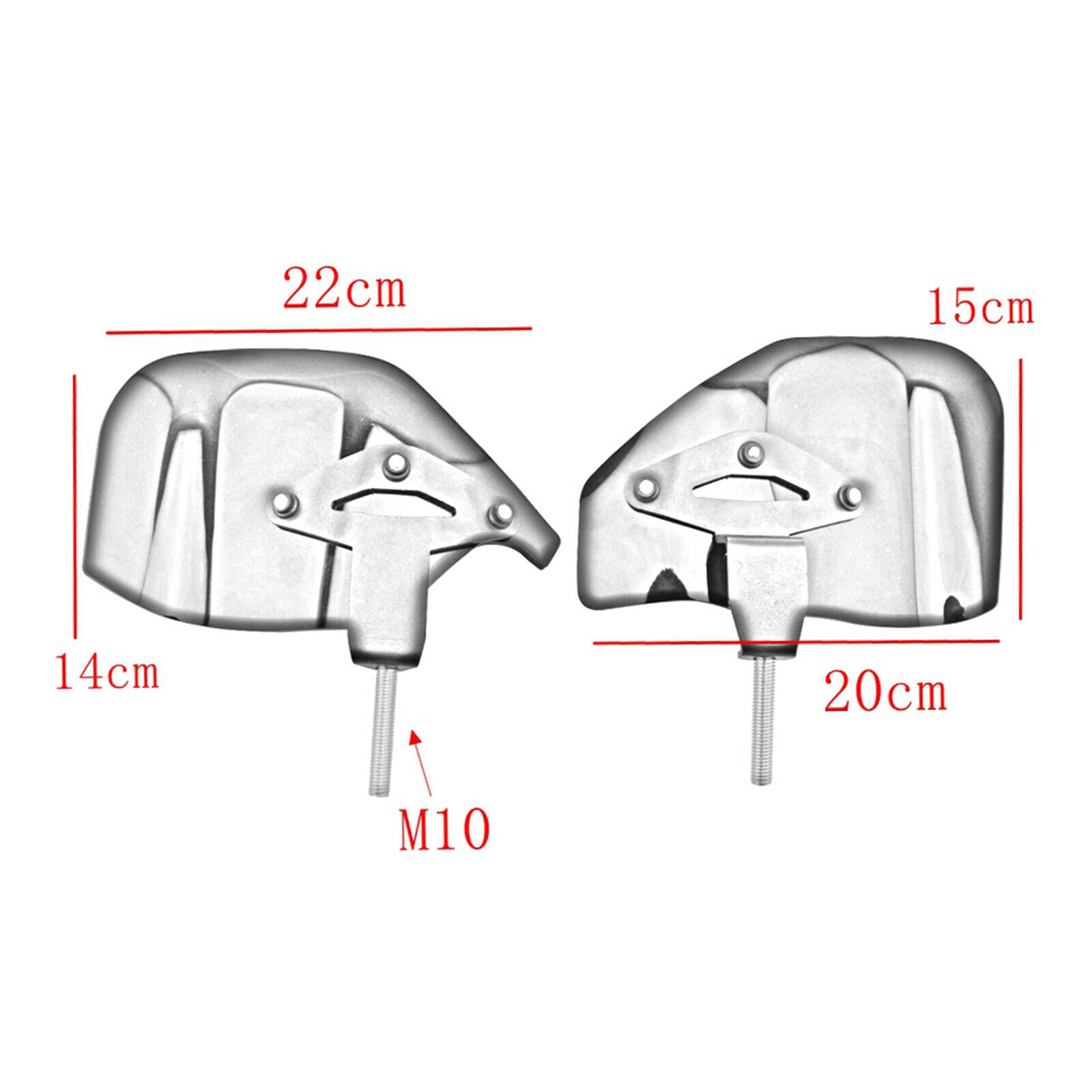 Feet Mudguard Guard Fits for BMW R1200GS R1250GS R1250R for Adventure Black