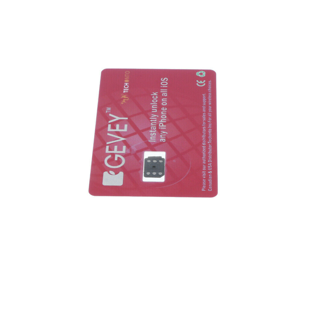 2x GPPLTE 4G+ Unlock Card Nano Sim For All  X/8/7/6S/6/5S/5/SE Plus + LTE Red