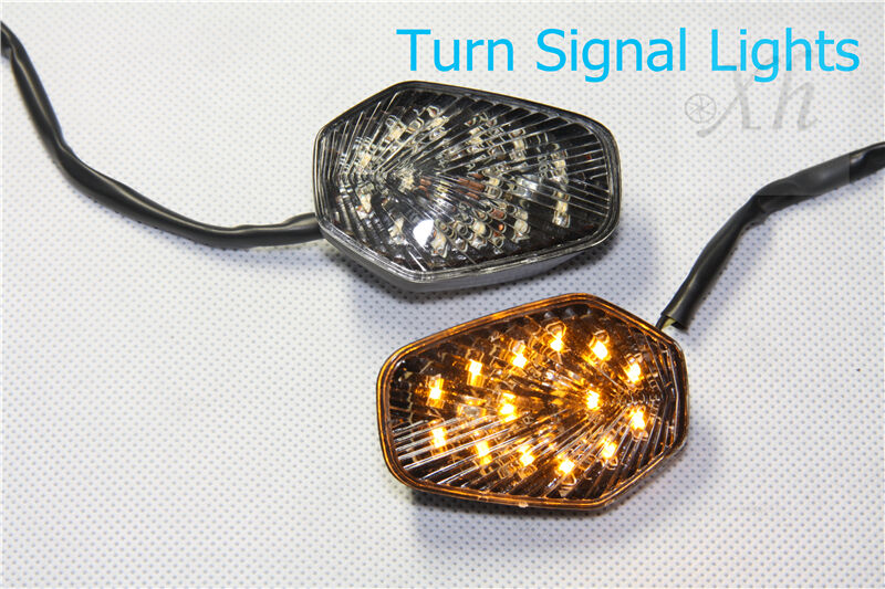 Clear LED Turn Signal lights for SUZUKI GSXR 600 750 1000 2001 2002 2003 2004