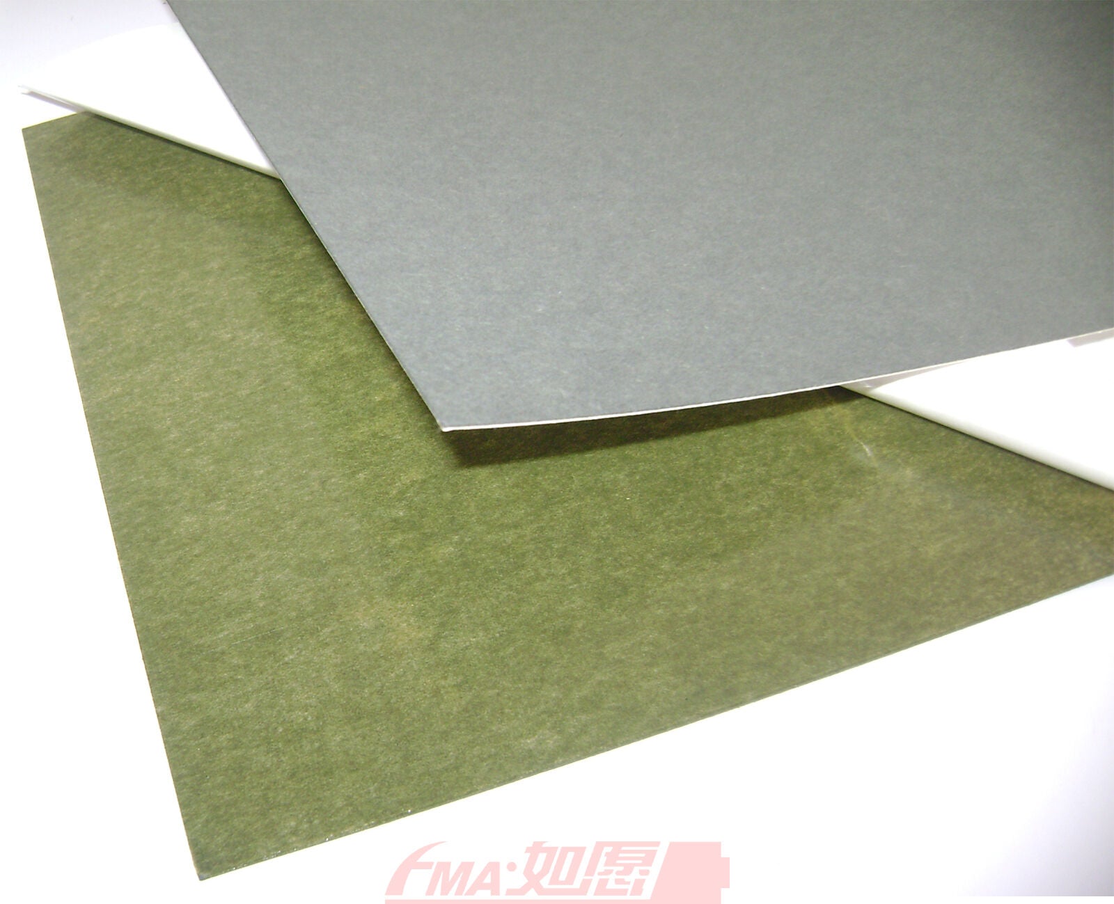 10Pcs Fish Adhesive Paper 0.5*300*300mm for Battery Electrical Insulating Gray