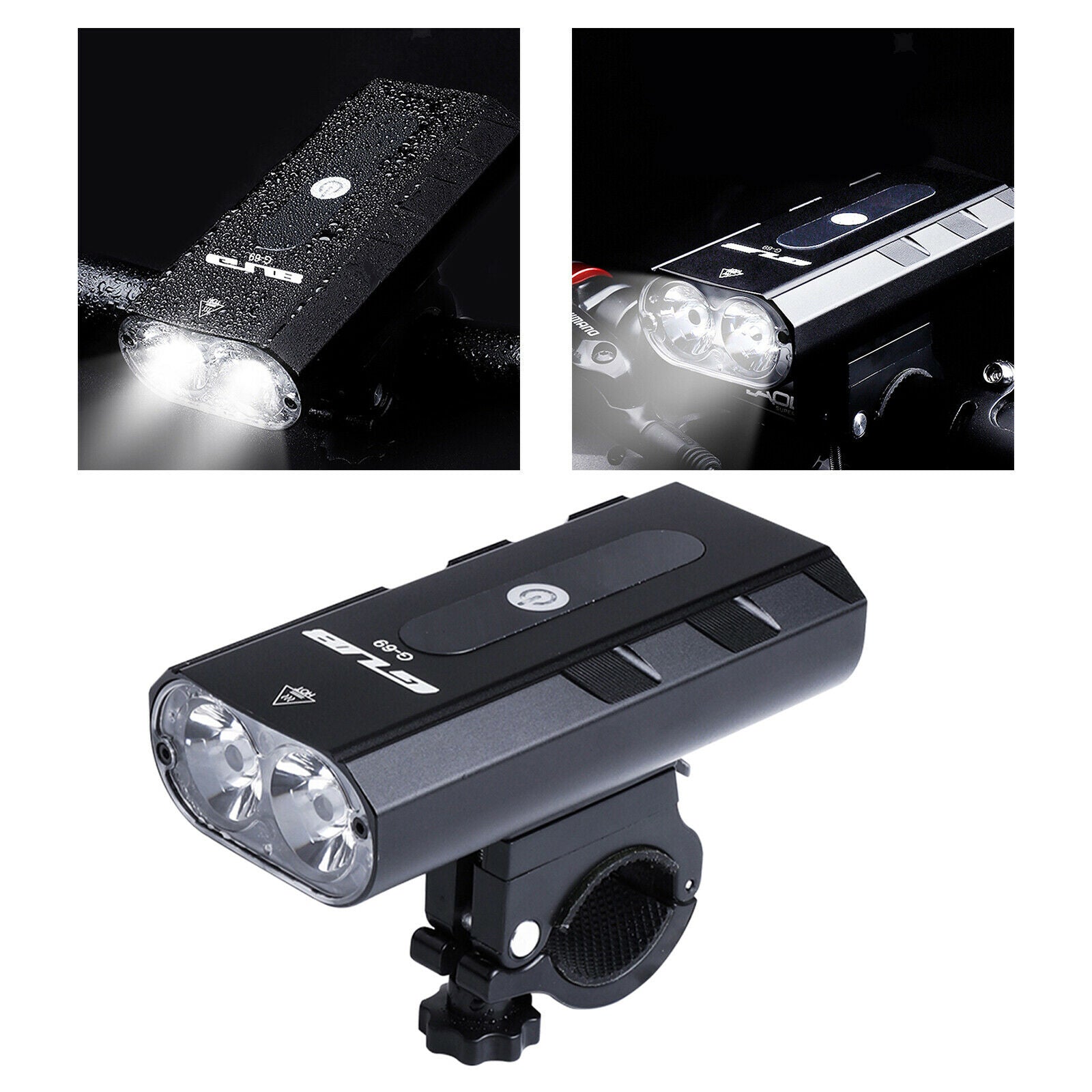 4 Modes Bike Headlight LED Bicycle Front Light Mountain Road Bike Cycling