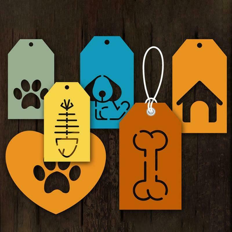 Animal Tags Metal Cutting Dies Stencil Scrapbooking DIY Album Stamp Paper Card