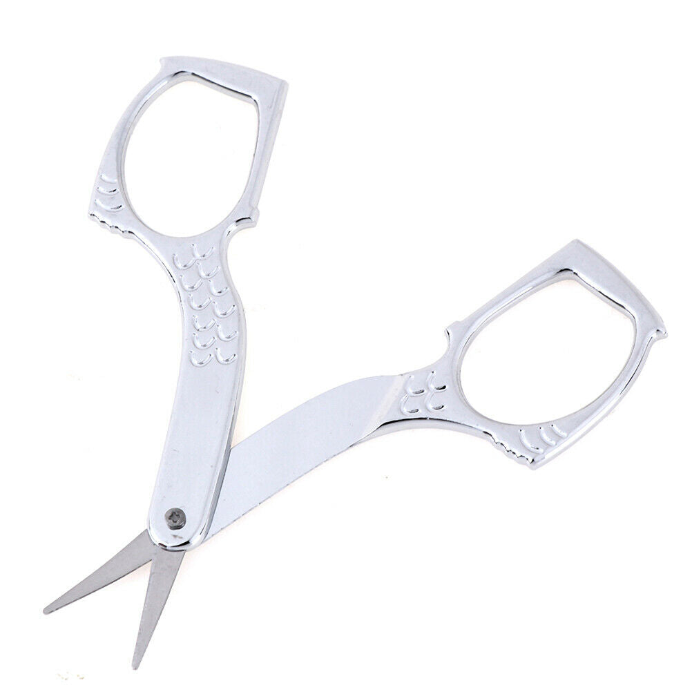 1x Eyebrow Scissor Makeup Manicure Scissors Nose Hair Scissors Nail File .l8