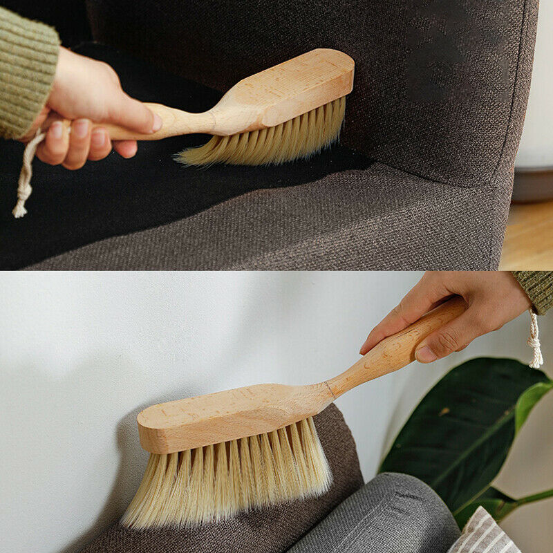 Desktop cleaning kit mini bamboo dustpan combo set household garbage shovel