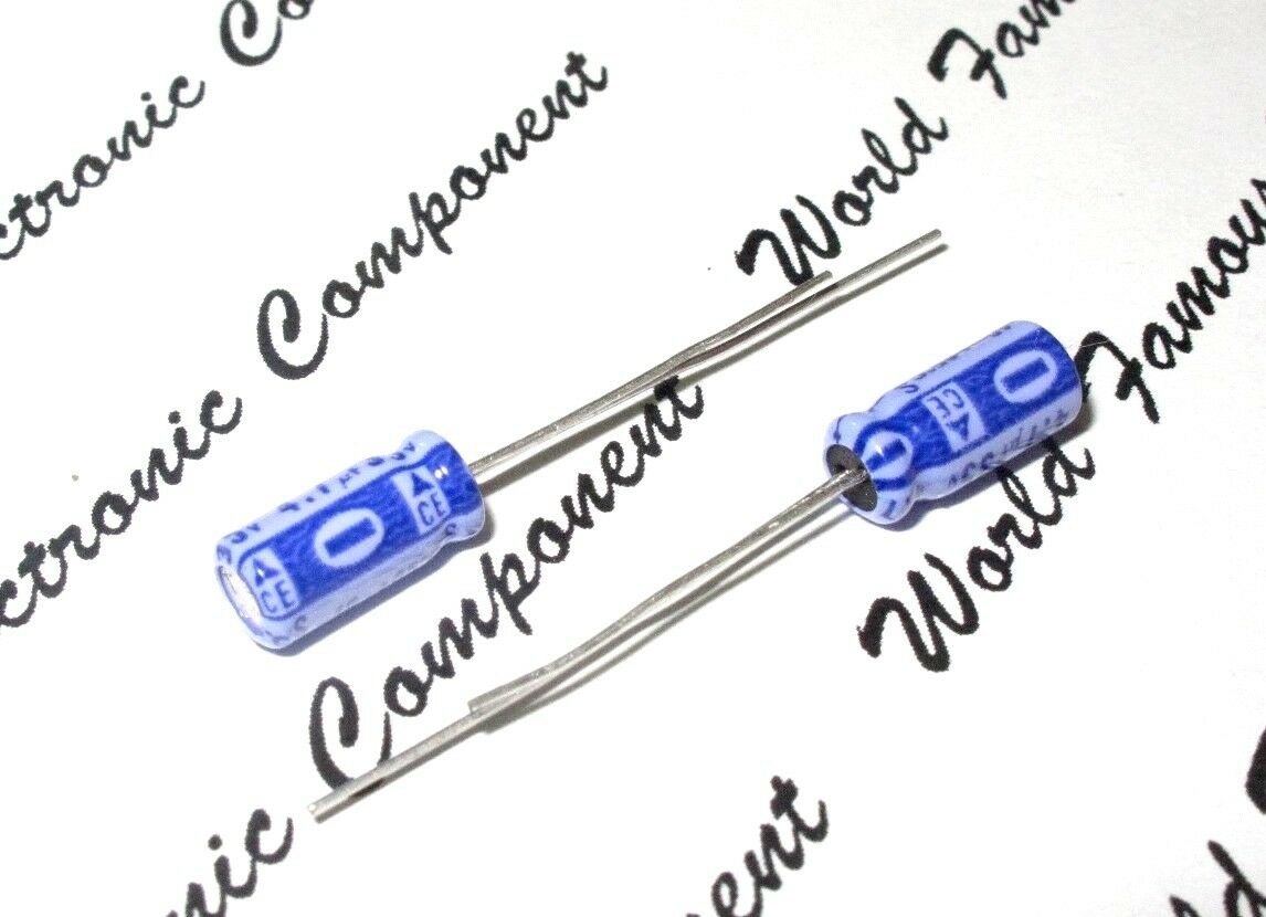 10pcs-MATSUSHITA 4.7uF(4.7µF 4,7uF) 35V Radial Electrolytic Capacitor JAPAN