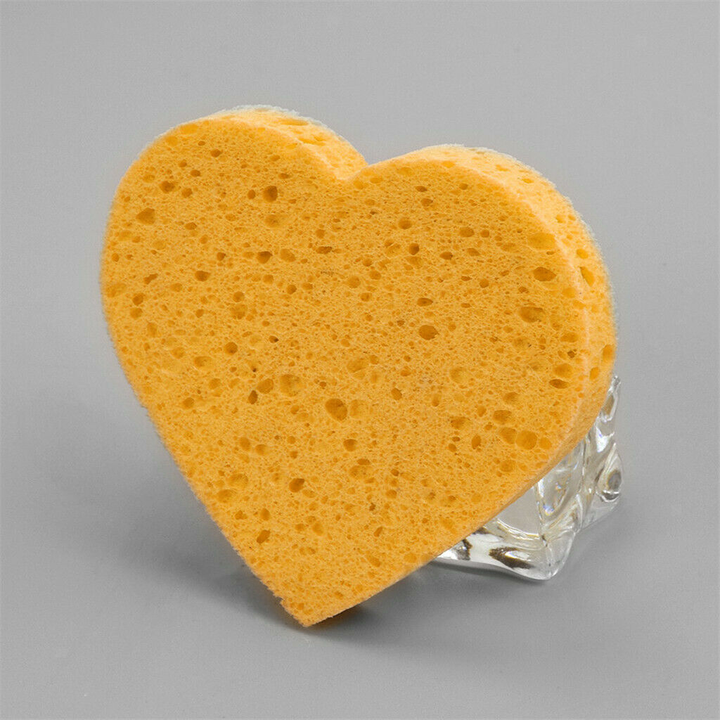 10pcs Exfoliating Facial Cleaning Cellulose Sponge