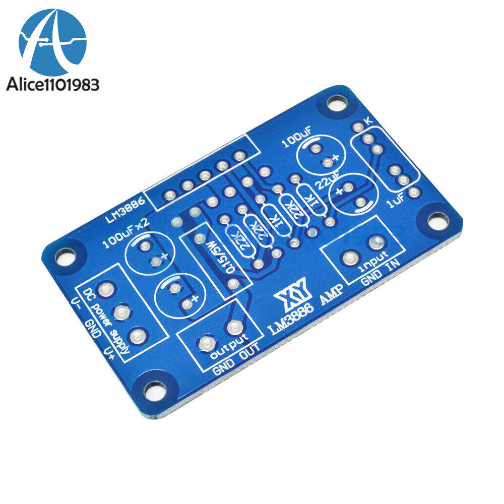 60W LM3886TF AC 20~28V Sound Audio Amplifier Mono Digital Power AMP DIY