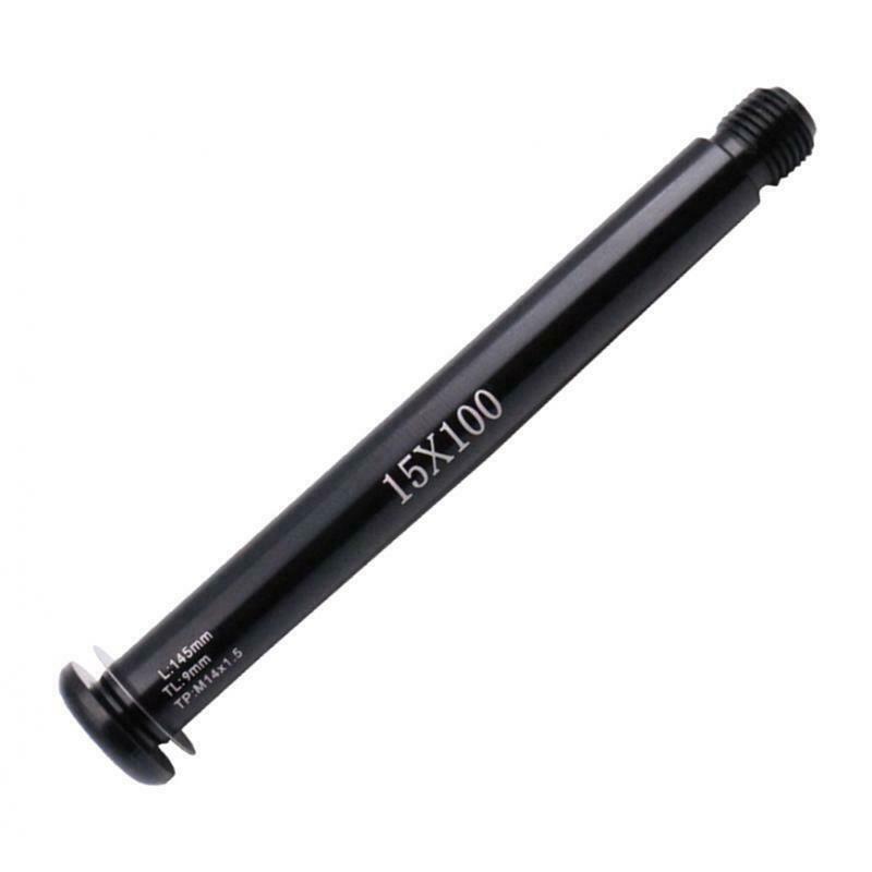 Front Hubs Tube Fork Shaft Thru Axle Lever 100x15mm for Bike Bicycle Parts