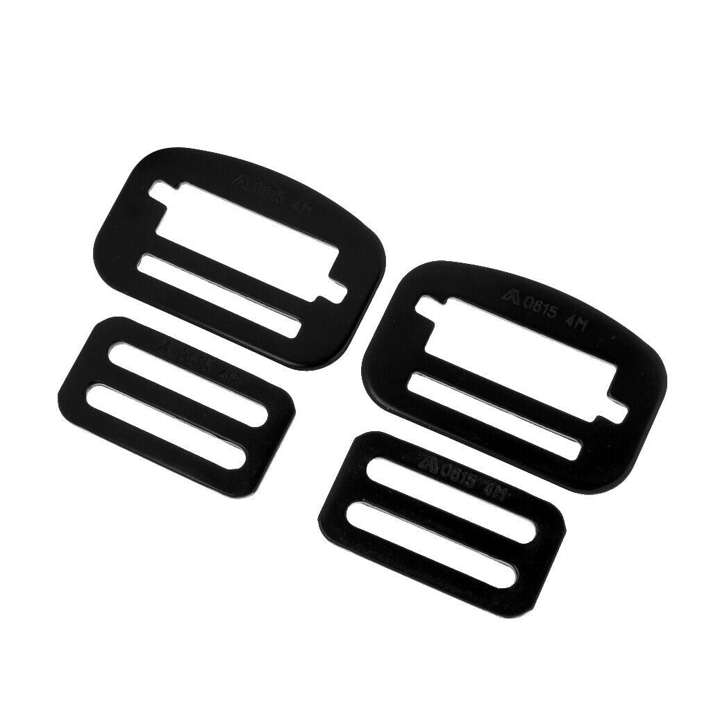 2 Pair of Climbing Harness with Adjustable Buckle - Fits 45mm / 1.75 "Straps