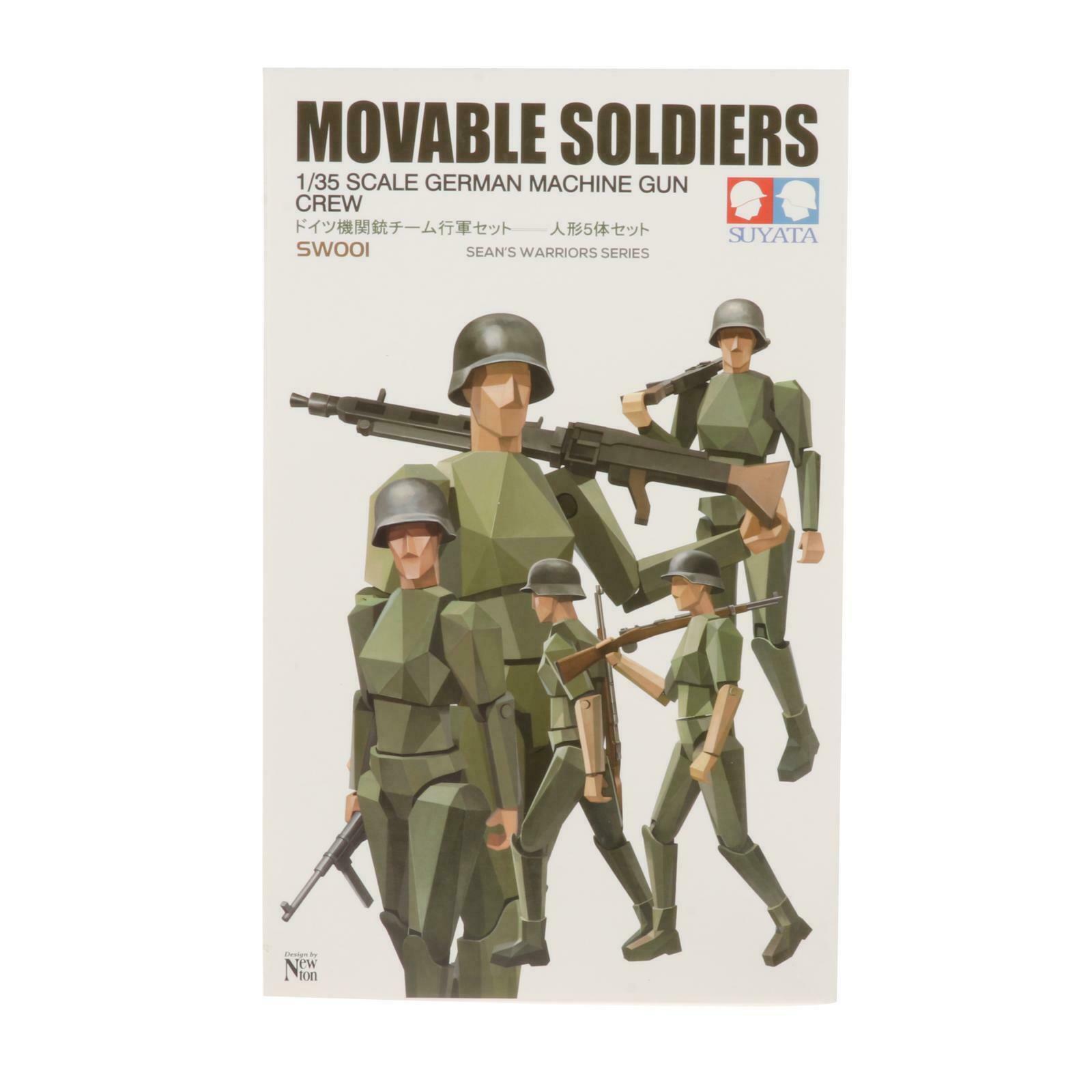 1:35 DIY The Second World War German Infantry Crew Toys Soldiers Figures Kit