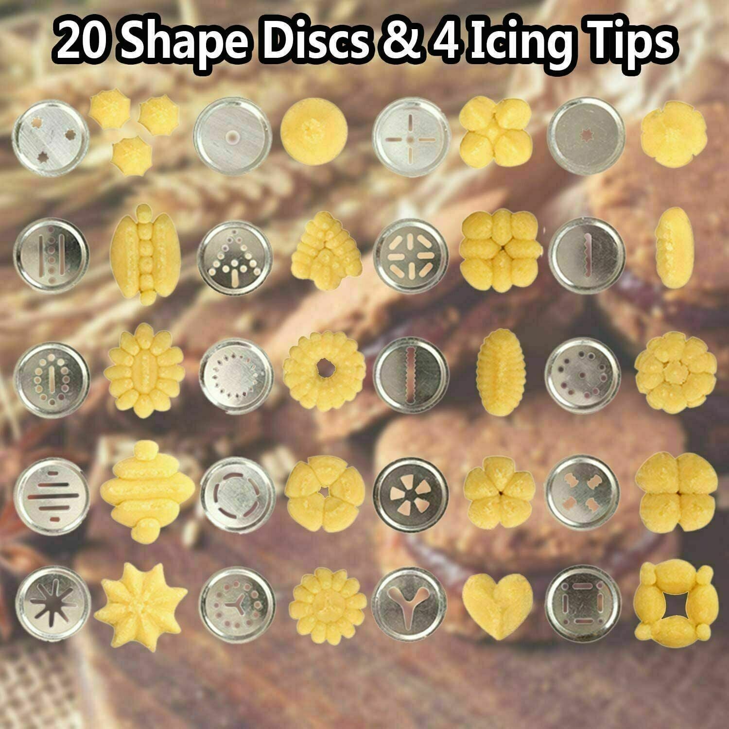 Kit Spritz Dough Biscuits Making Tools Biscuit Press Set Cookie Maker Machine