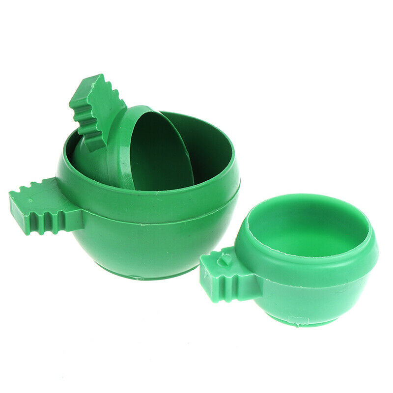 3Pcs/set Mini Bird Parrot Food Water Bowl Feeder Plastic Pigeons Birds Ca.l8