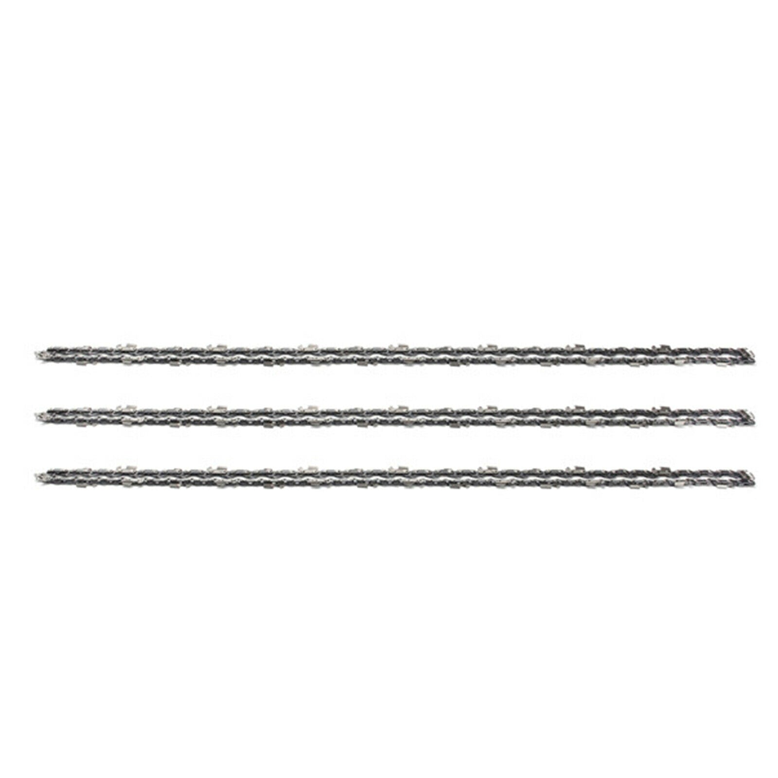 3pcs 15'' 3/8''LP 64DL Chainsaw Blade Saw Semi Chisel Chains for Husqvarnas Part