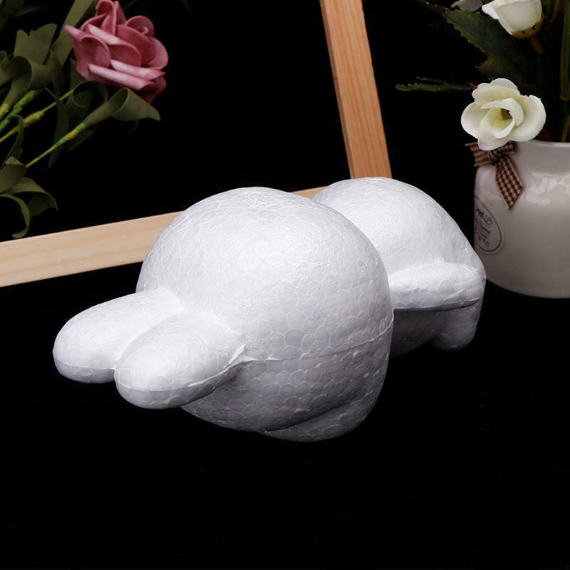 Modeling Rabbit White Polystyrene Foam Balls Styrofoam Crafts For DIY Christmas