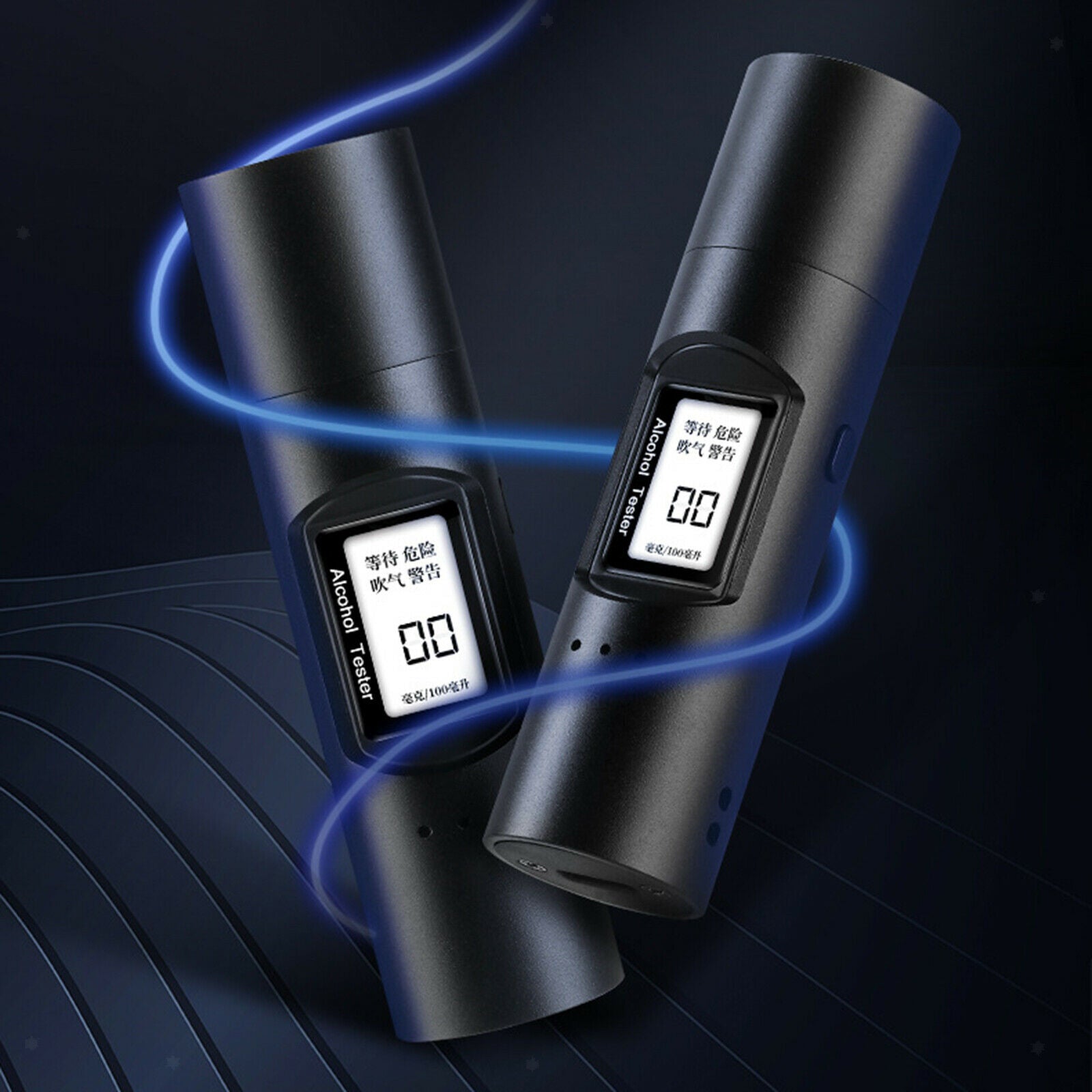 Portable USB Rechargeable High Accuracy Alcohol Tester Accurate Reading