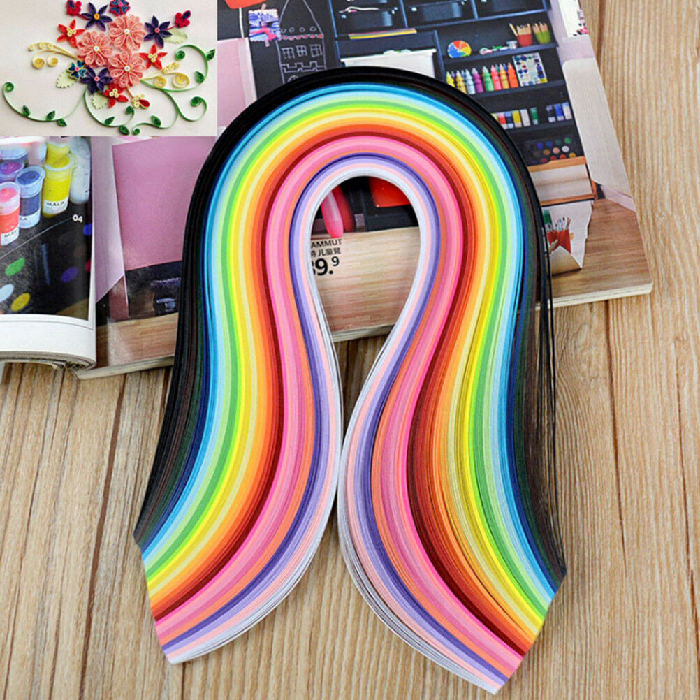 260 Paper quilling strips flower gift paper for  craft handmade paper Deco.l8