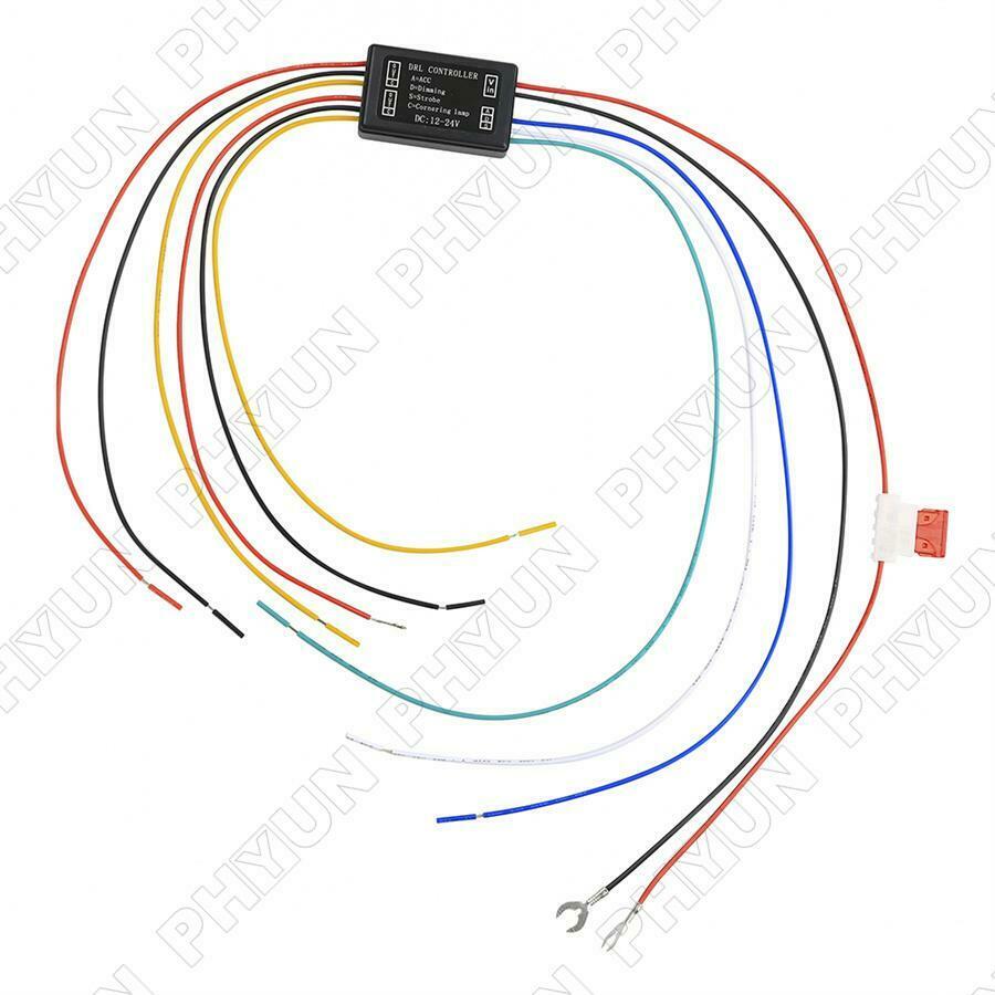 12V-24V Car SUV DRL Controller LED Daytime Running Light Controller Universal