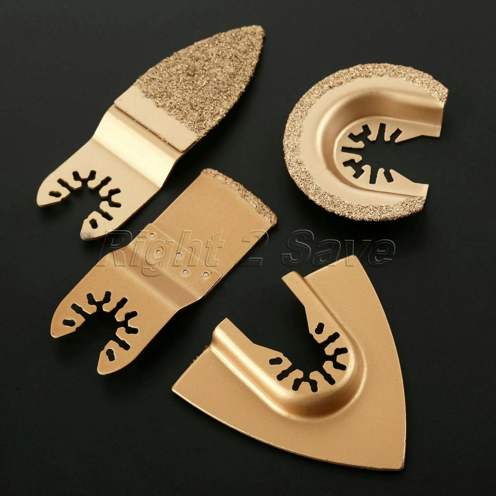4pcs Multi Function Oscillating Tool Saw Blade Rasp For Fein Multimaster Bosch