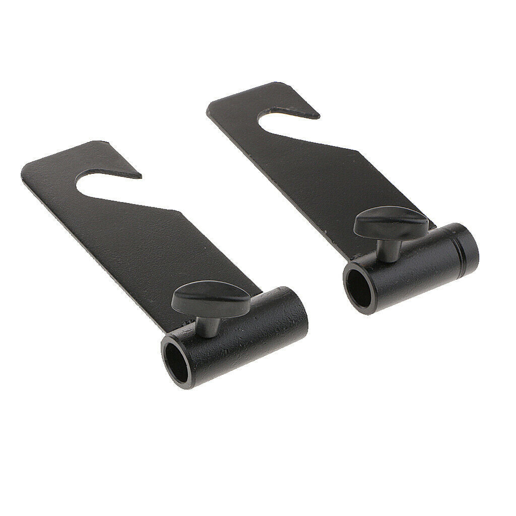 1 Pair Single Roller Background Holder Hooks Wall Ceiling Mounted Brackets