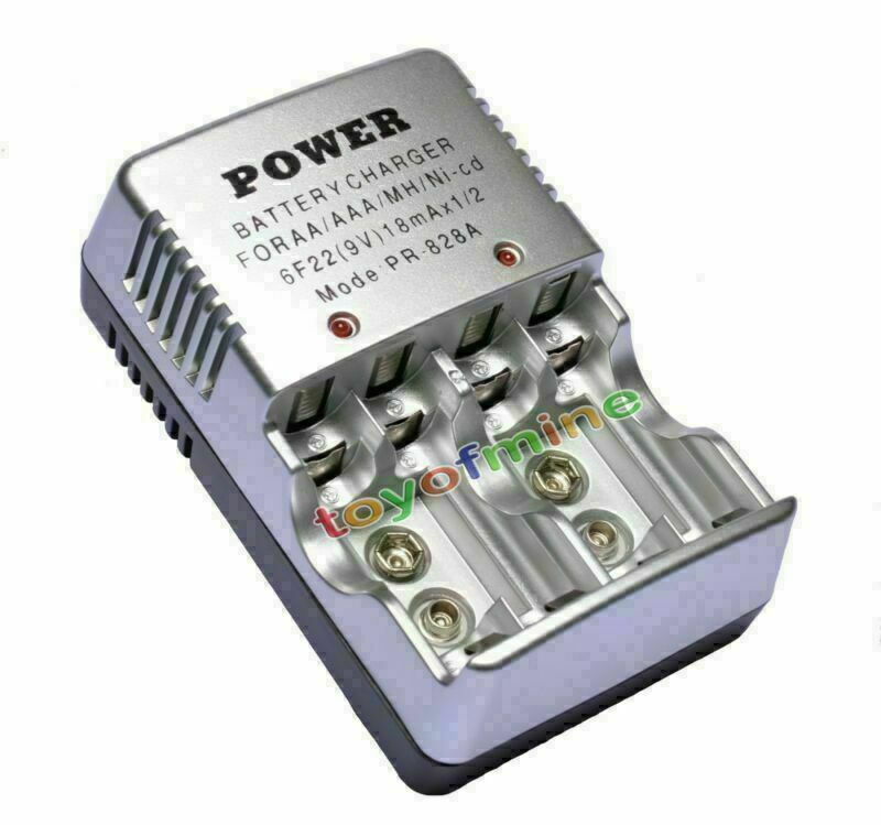 1X9V EUR Plug PR-828 Rechargeable AA AAA Battery Charger