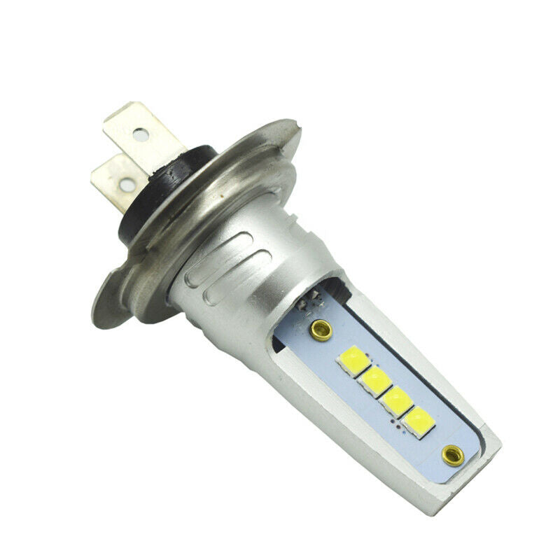2pcs 6000K 55W H7 White LED Bulb Canbus Car SUV Headlight Fog Light Lamp 15000LM