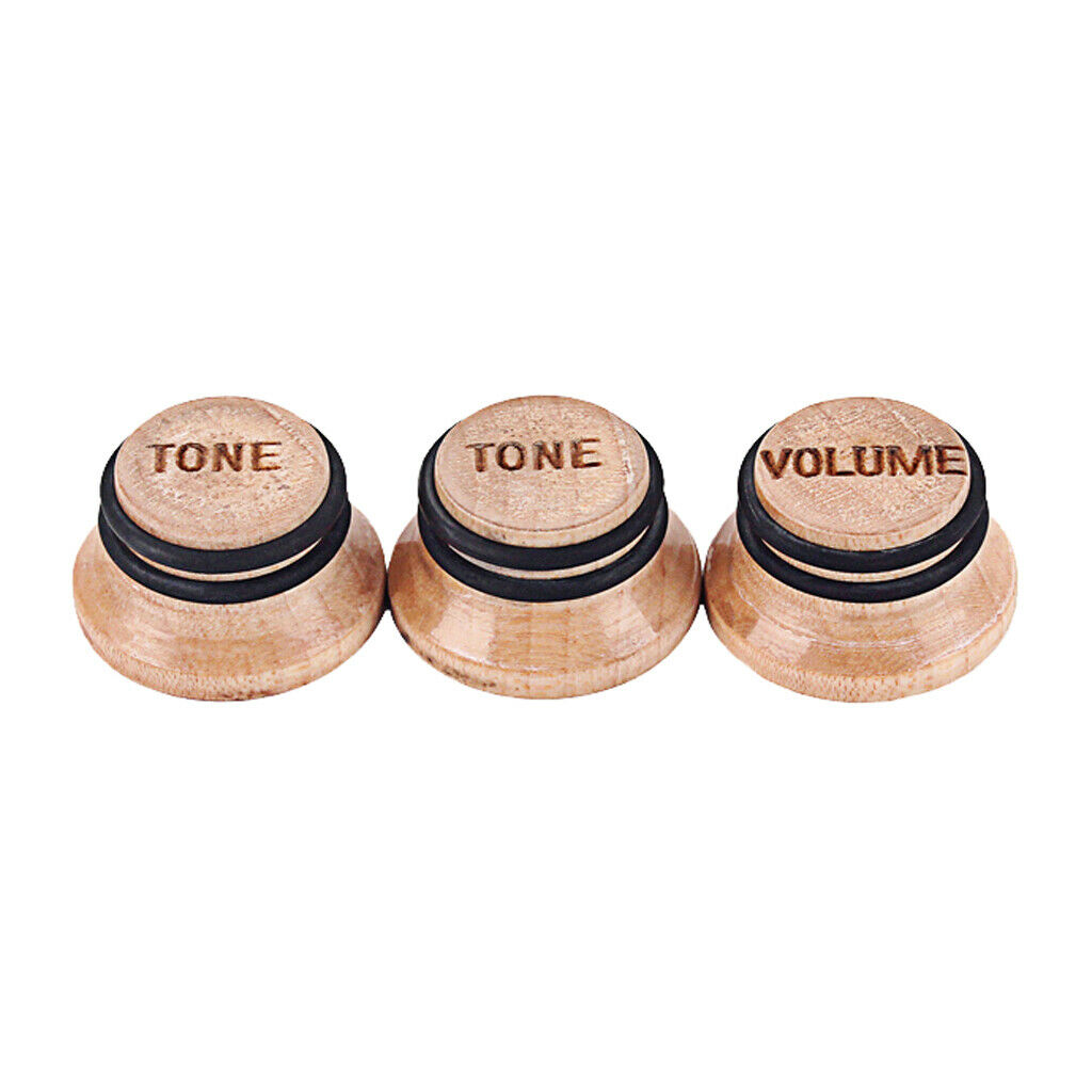 Speed control + 1 volume control knob maple wood