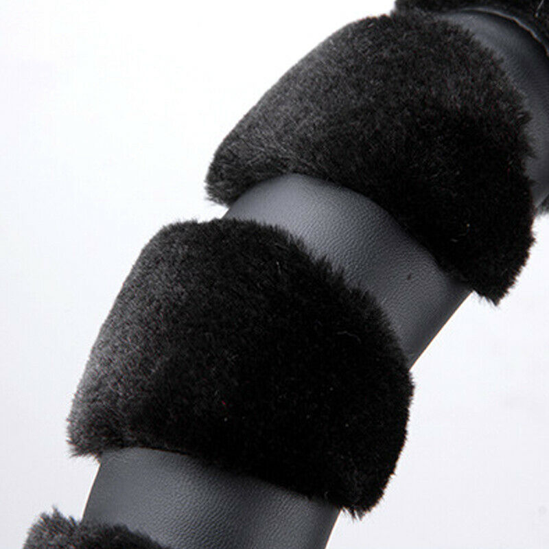 Universal Car Interior Steering Wheel Cover 38CM 15'' Warm & Soft Accessories