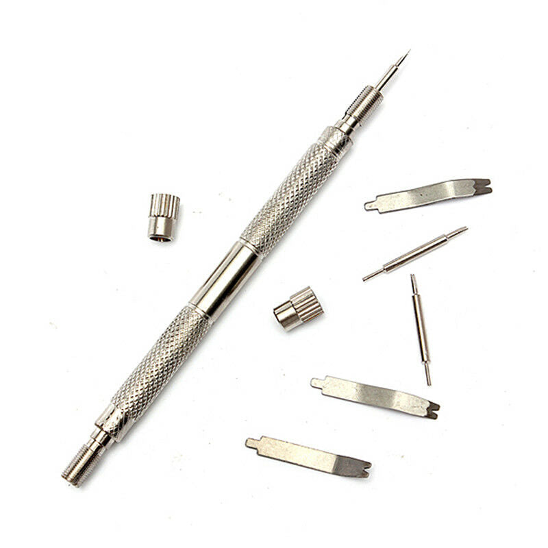 Metal Watch Band Strap Spring Bar Link Pin Remover RepairRemovalTool w/ 4 .l8