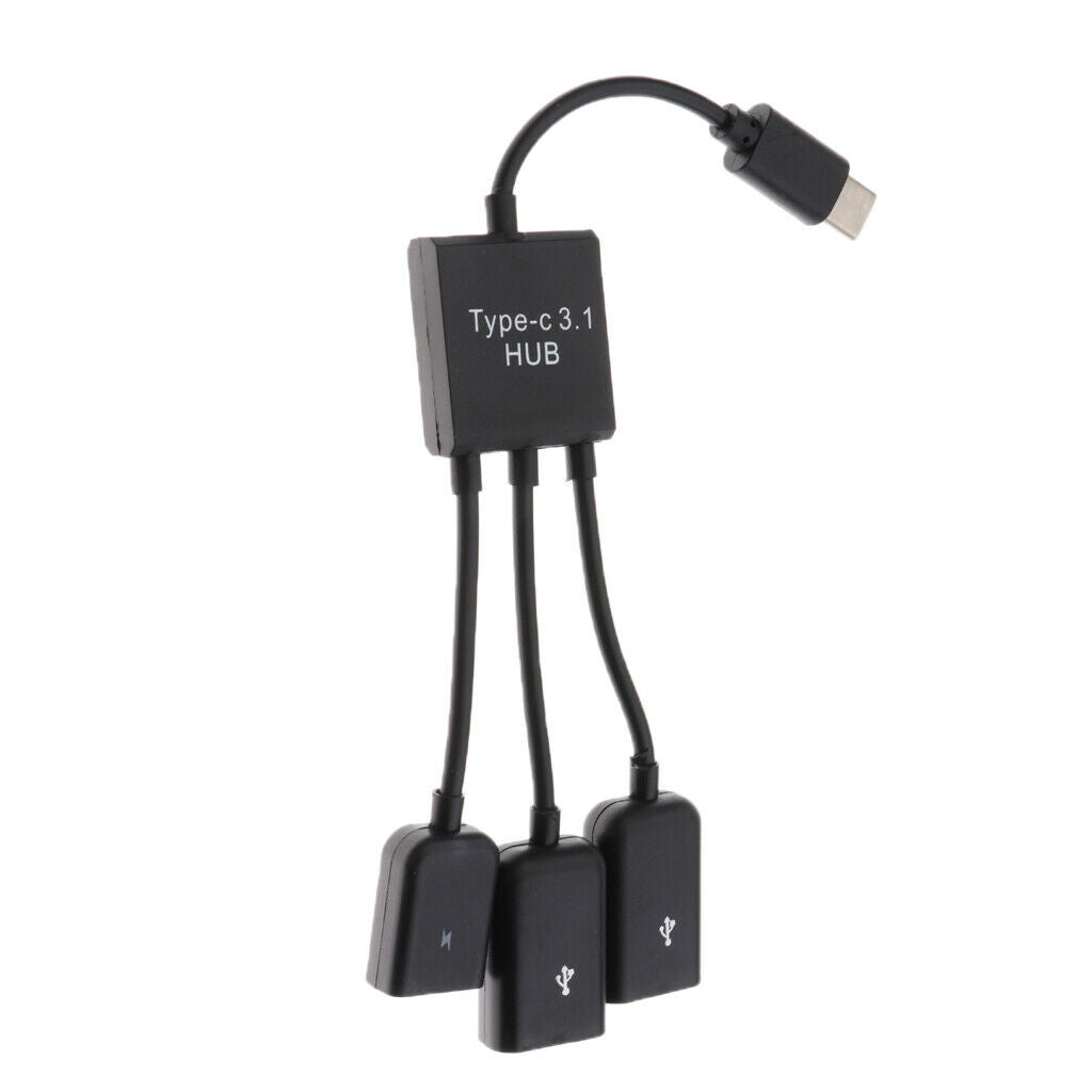 USB Type C Male To Micro USB 2USB2.0 Host OTG With Micro USB Cable For Phone