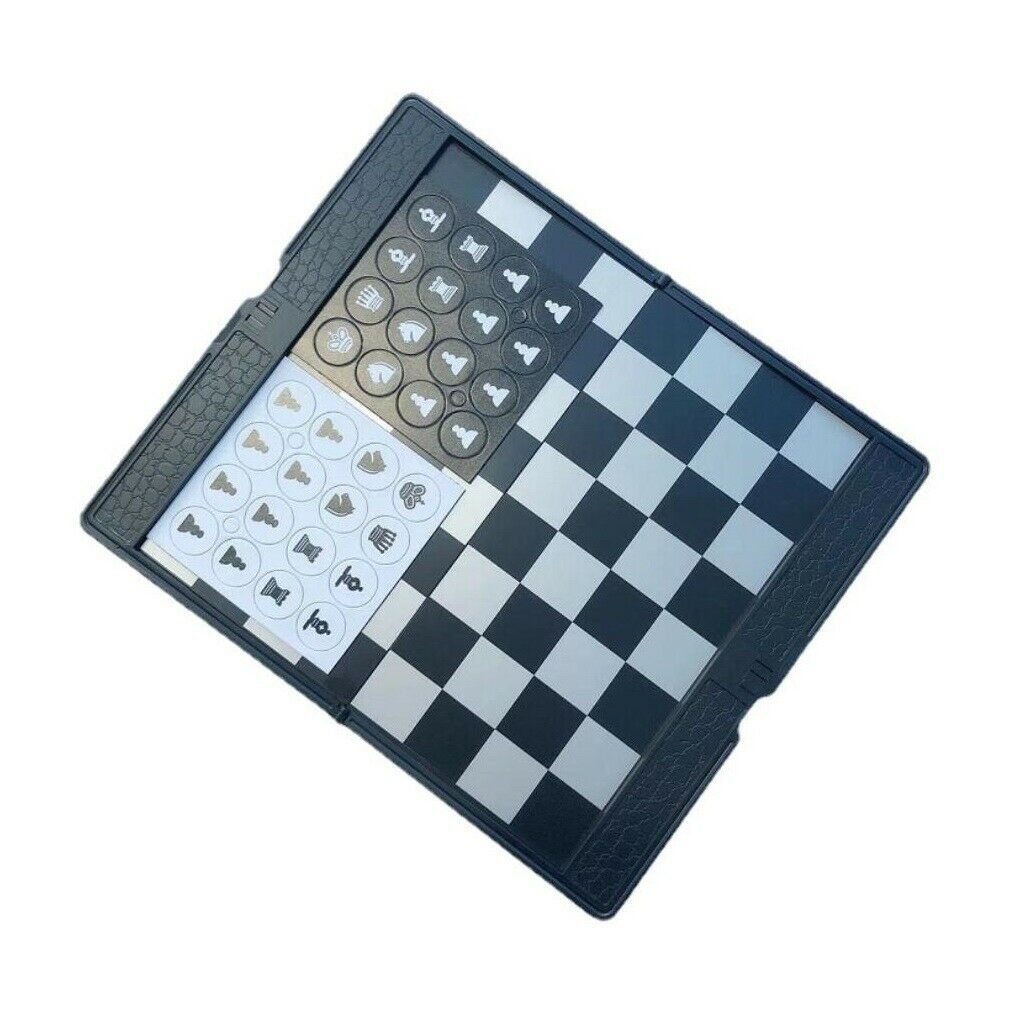 Folding Mini Magnetic Chess Set Portable Wallet Pocket Chess Family Game