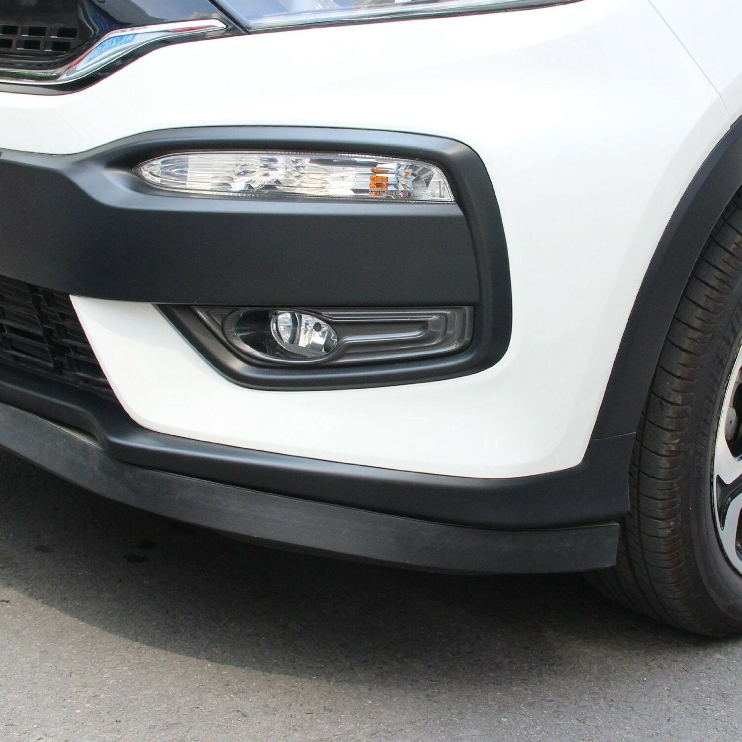 Car Front Bumper Lip Splitter Body Spoiler Skirt Valance Chin Rubber Protector