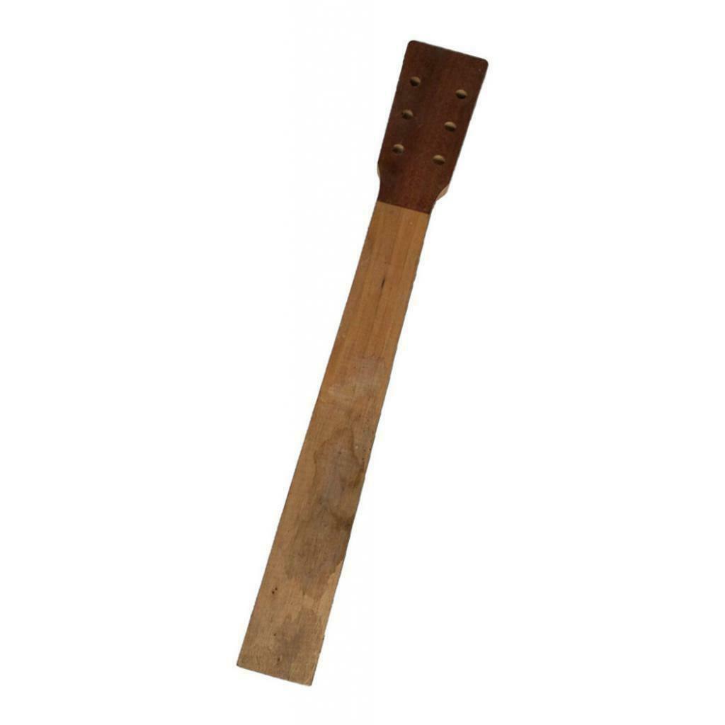 Polished DIY Wood Guitar Replacement Neck for 41in Acoustic Guitar Musical