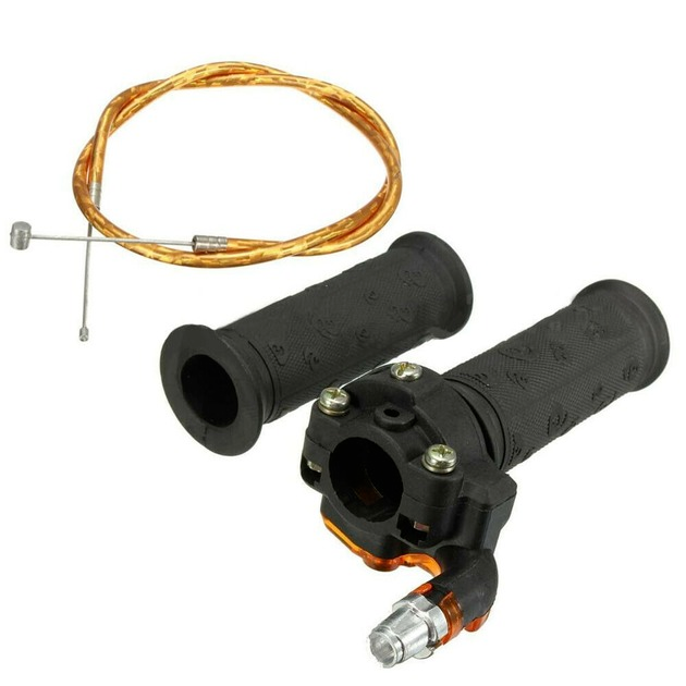 Twist Throttle Accelerator Grip，Cable ATV Quad Dirt Pit Bike 50/90/110/125/140CC