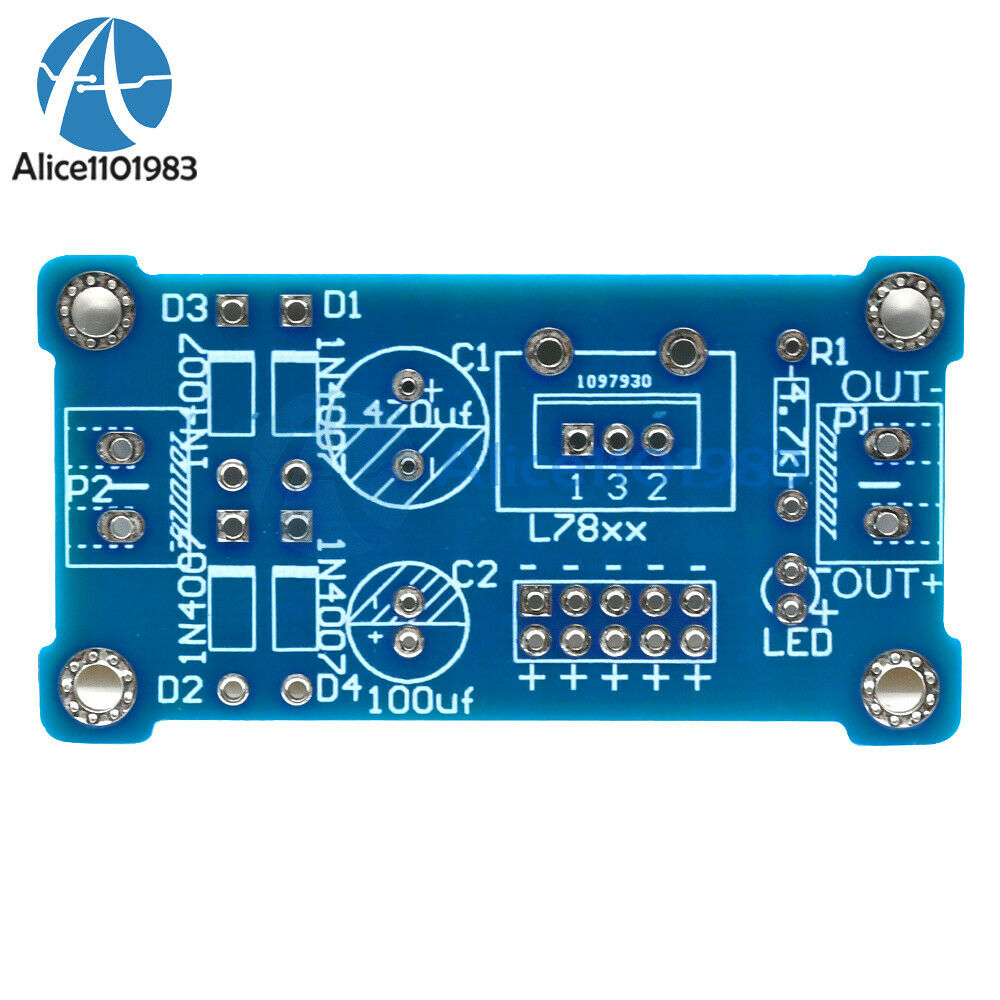 2PCS L78XX PCB LM78XX LM7805 LM7812 Fixed Regulator PCB Board FAST DISPATCH