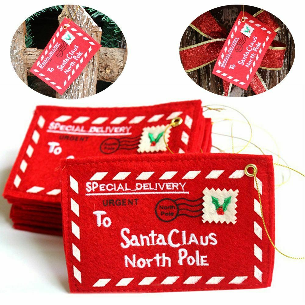 DIY Crafts Xmas Decor Hanging Ornaments Santa Claus Envelope Chirstmas Ornament